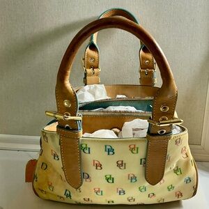 Dooney & Bourke Multicolor Canvas Satchel